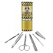 Warning Zombies Keep Out Stainless Steel Manicure Pedicure Grooming Beauty Care Travel Kit