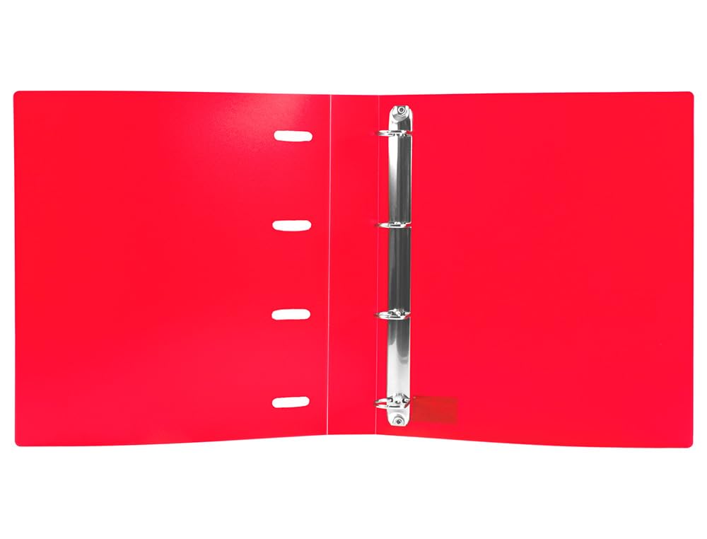 Liderpapel A4 Ordner 5mm Mit 100 Blatt Nachfüllpackung - 4 Ringe, Blickdicht Schwarz