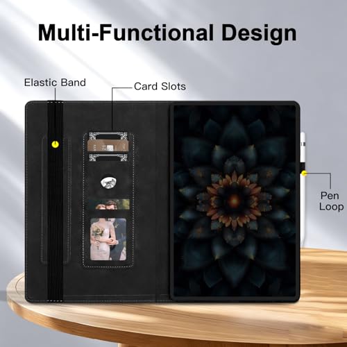 Funda para iPad Pro 12.9 ideal para trabajar en cafeterías con soporte vertical 5