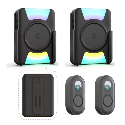 CallToU Hearing Impaired Doorbell 1000FT Waterproof Wireless Door Bell Portable Battery-powered Vibrating Receiver with Flashing LED for Home, 4 Remind Mode 5 Volume Level (0-110dB)