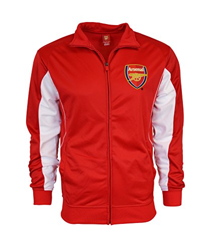 Arsenal Jacket Track RED Homme Soccer Adult Sizes Soccer Football Official Merchandise (M)