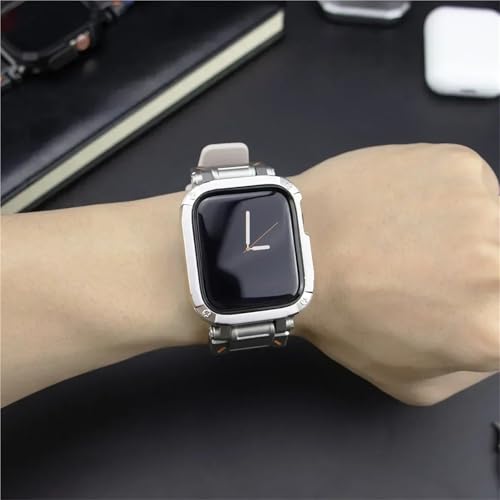 Étui de sangle pour Apple Watch Ultra 2 coque TPU et bracelet silicone