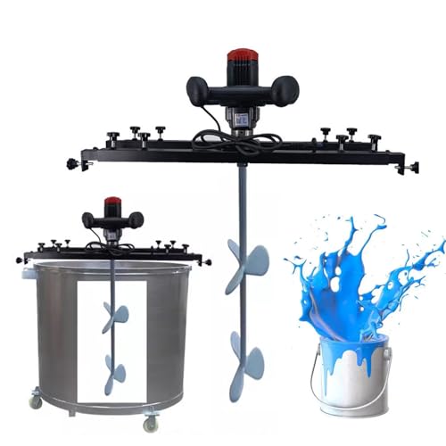 Mezclador de Pintura neumático Industrial 3280W, Varilla de Acero 900mm para Tanques IBC, agitador de Velocidad Variable para fluidos viscosos de Cemento de Pegamento
