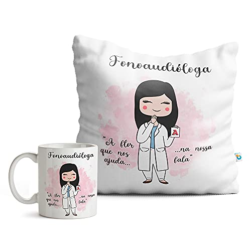 Kit presente com caneca e almofada personalizada