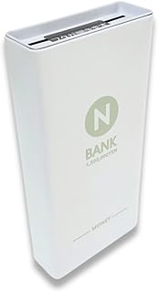 お札専用 貯金箱 150万円貯められる 上蓋取り外し可能 ブリキ 大容量 (ホワイト)