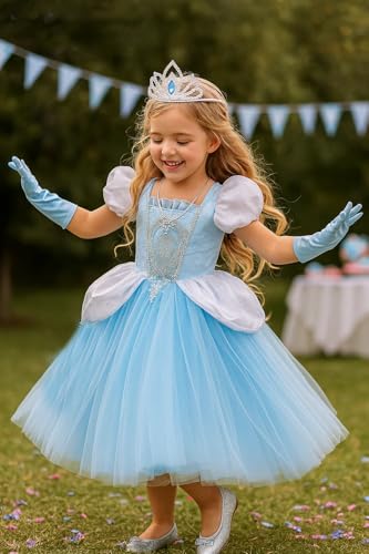 Disfraz Completo de Princesa Cenicienta para Niñas Talla 3T miniatura 3