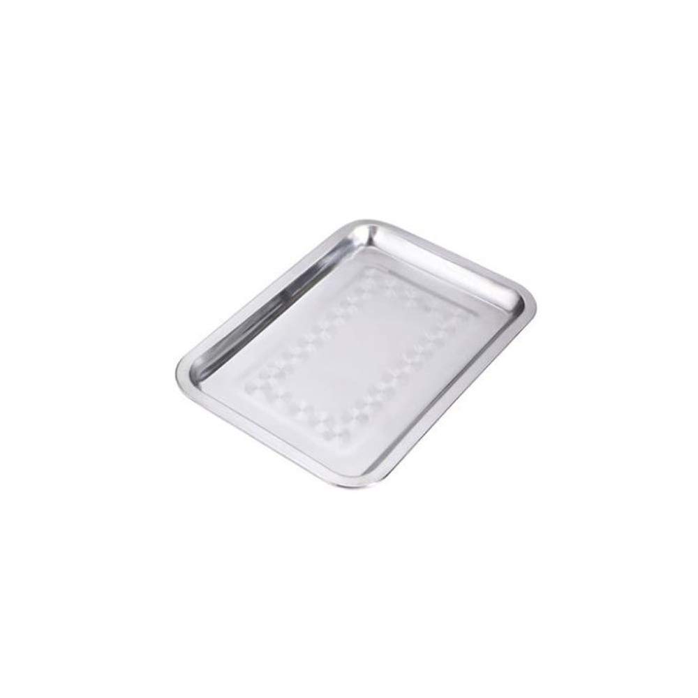 Mini plateau de cuisson en acier inoxydable 31.5x21.5x5 cm sain pour le four