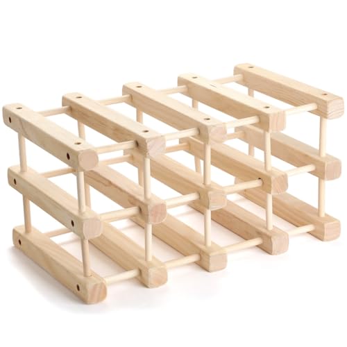 Soporte de Madera para 12 Botellas de Vino miniatura 5