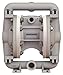 Versa-Matic/Warren Rupp - E5AP5T559C - Aluminum PTFE Single Double Diaphragm Pump, 12 gpm, 125 psi