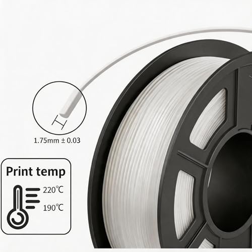 Image of 250G TPU 3D Printer Filament 1.75mm Filajoy3D 3D Printing Filament Dimensional Accuracy + /- 0.02mm for Most FDM 3D Printers,Transparent