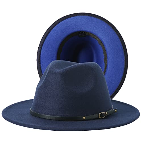 Stylish And SunProtective Best Navy Blue Fedora Hats