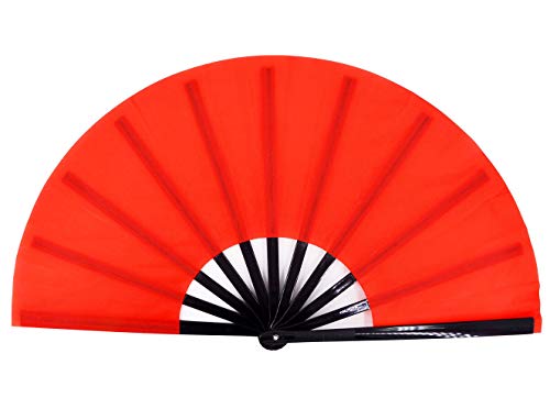 Meifan Large Chinese Kung Fu Tai Chi Hand Fan For Men/Women cover