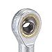 uxcell 2pcs SI6TK PHSA6 Spherical Rod End Bearing 6mm Bore Self-Lubricated Joint Bearing M6x1.0 Left Hand Female Thread Connector