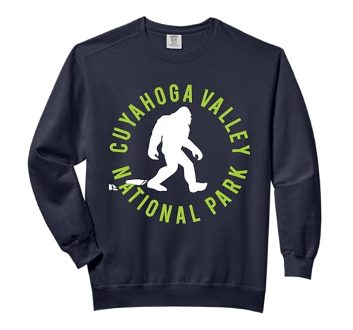 Cuyahoga Valley National Park Bigfoot T Shirt Comfort Colors Adult Sweatshirt
