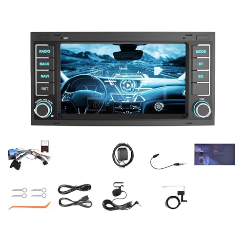 m[uhi T5 J[WIAbvO[hCX Android Auto ڑ Drahtloses  Android Auto 7 Zoll Android 13 Autoradio Fur T5, 1+32G