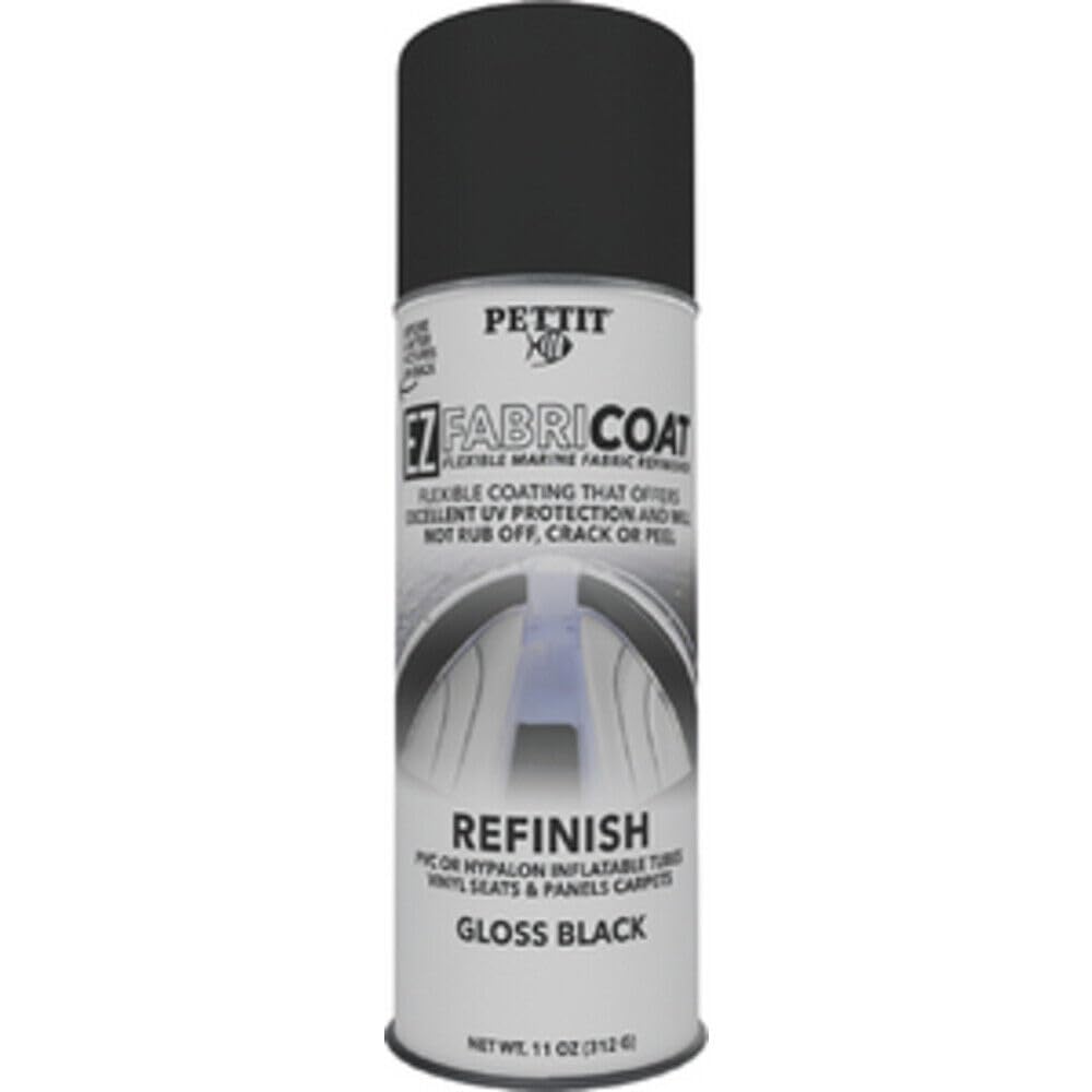 Part Synergy Replacement for PET-3001 EZ-Fabricoat Gloss Black 12oz Aerosol Flexible Marine
