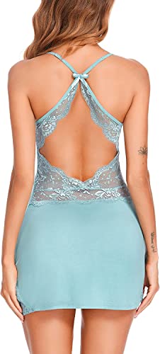 Image of Babydoll Lingerie Honeymoon Sex�Women (X-Large, Ocean Blue)
