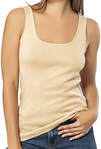 VAVONNE Camisole for Women, All Cotton, Airy Soft Comfy Tank Tops...