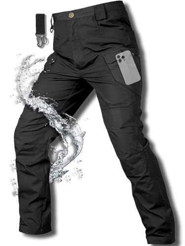 WOSONG Tactical Pants for Men Waterproof Cargo Pants for Men Work Pants for Men Hiking Pants Mens Military Pants Hunting Pants BDU Pants