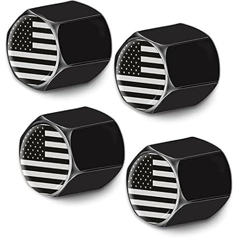 Tire Valve Stem Caps, Universal Valve Stem Covers, Automotive Accessories for Tire 4pcs/Pack, Metal Valve Stem Covers, Suitable for Most Brands of Cars, Motorcycles Cover