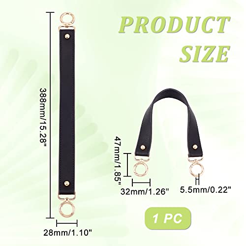 WADORN Tracolla Corta in Pelle, 38.8cm