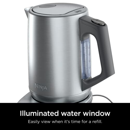 Ninja-KT200C-Precision-Temperature-Electric-Kettle-1500-watts-BPA-Free-Stainless-7-Cup-Capacity-Hold-Temp-Setting Ninja KT200C Precision Temperature Electric Kettle 1500 watts BPA Free Stainless 7 Cup Capacity Hold Temp Setting