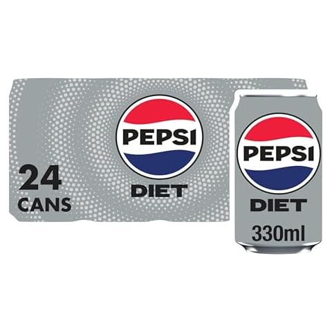 Pepsi Diet Cola Cans 24 Pack Cover