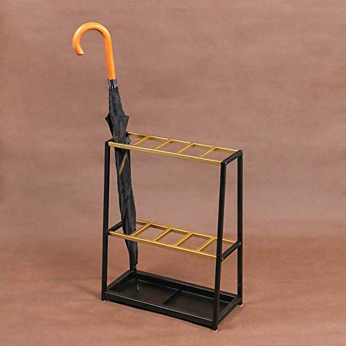 Porte-parapluies avec cadre en or design haut de gamme pour bureau