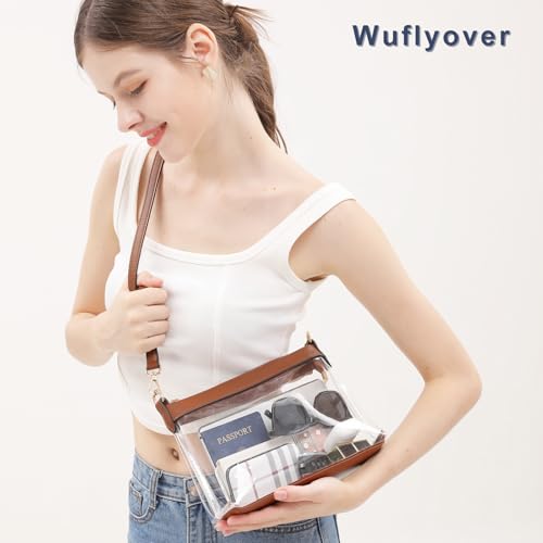 Clear Bag for Stadium Events, Clear Purses for Women, Stadium Approved Crossbody Bag2