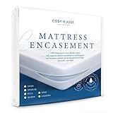 Cosy House Collection Luxury Bamboo Waterproof Zippered Mattress Protector Encasement - Premium...