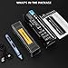 STREBITO Small Electric Screwdriver Set, 42-in-1 Precision Screwdriver Set with 36 S2 Magnetic Bits, Electronic Tool Kit for Computer Laptop PC