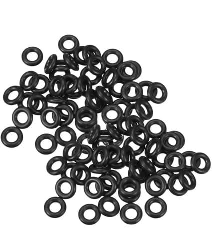 Image of NEXONIX - O Ring for Small Bosch High Pressure Hose | Rubber Gasket Seal Washer (ID: 5mm, Thickness: 1.75mm) | Leak-Proof Packing Ring for Car Washer, Pipe Fittings, Shower Head, Pack of 10