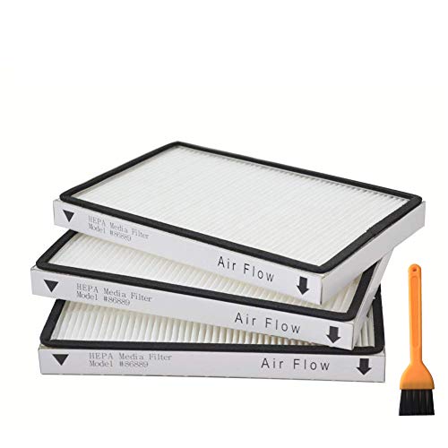 EZ SPARES 3 PCS Compatible with Kenmore EF1 (EF-1) Exhaust Vacuum Filter Compares to 86889 HEPA Filter HEPA Filter Great for Homes …