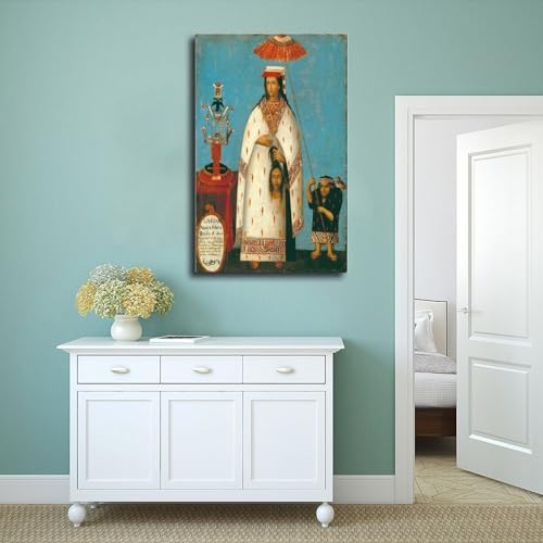 Impression sur toile de princesse inca : l'esprit mythique de la Gran Nusta chez vous