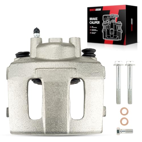 Image of Torchbeam Front Brake Caliper Left for Jeep 1990-1995 1997-2002 Wrangler, Jeep 1990-2000 Cherokee 4.0L, Jeep 2003-2006 Wrangler 4.0L, Jeep 2001 Cherokee, Front Left Caliper Replace # 184340