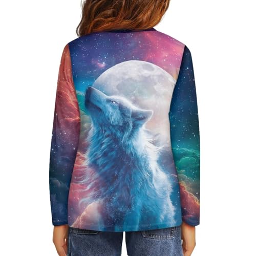 Image of Uourmeti Girls Graphic Tees Long Sleeve T Shirts for Teens Casual Tshirts Junior Sportswear Fall Tops
