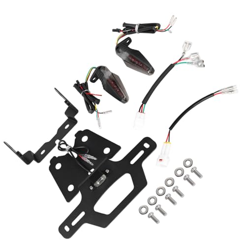 Support de plaque moto Baceyong 12V pliable pour Suzuki GSX-8S et GSX-8R 2024-2025