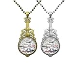 form magazine sweden Größe: Länge der Kette: 50 cm; Länge des Anhängers: 7,3 cm; Durchmesser des inneren Kreises: 2,5 cm