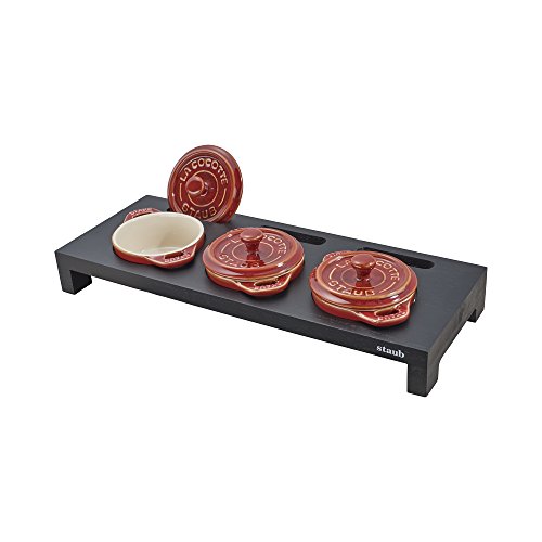 Staub Wood Mini Cocotte Stand - Black, Matte Black, 1 unit - Image 4