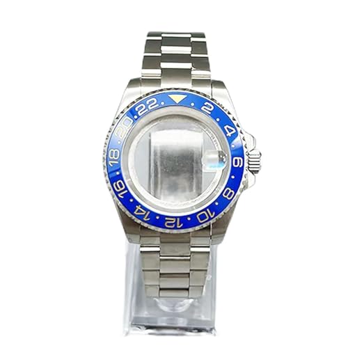 ZHGUIMING 40MM Yrv u[Z~bN GMT rvx[ NH34 NH35 NH36 XeXX`[P[X ǋ@BEH[^[S[XgrvKX(NO.2,Transparent bottom)