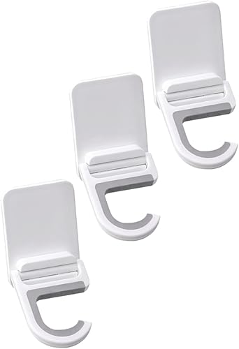 Miniatura 1 de ADOCARN Organizador de jardinería de cocina 3 piezas sin perforaciones soporte de almacenamiento ganchos para escoba gancho para colgar en el baño