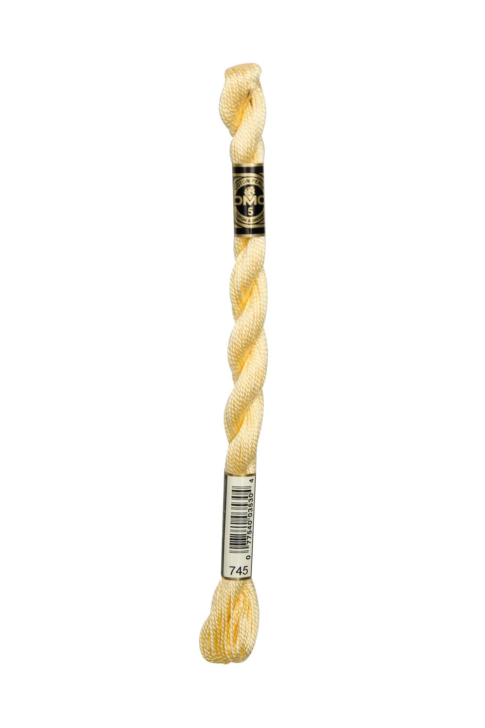 DMC Pearl Cotton Skeins Size 5-27.3 Yds: Light Pale Yellow