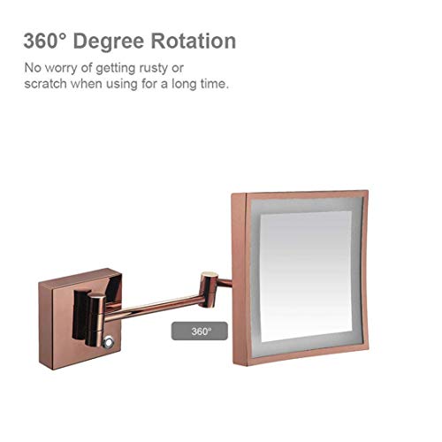 Miroir grossissant 3X extensible pour un maquillage de précision - 3