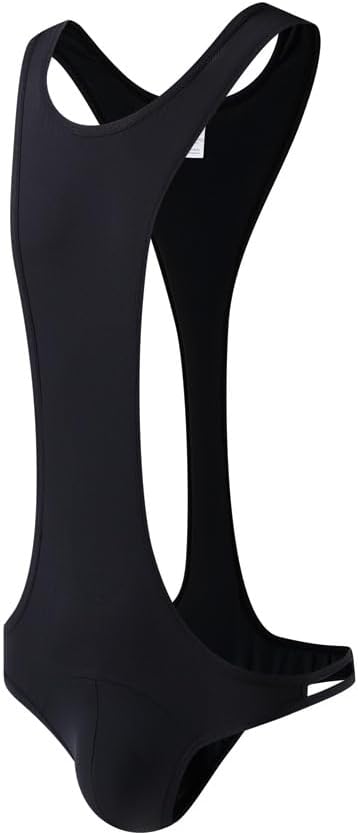 JOCKMAIL Men's Sexy Leotard Bodysuit Thong Hanging Neck Integrated Jumpsuit Underwear Thong Underwear Swimsuit Swimwear - Image 5