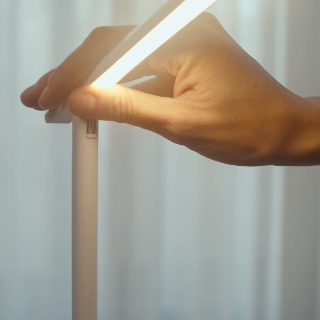 FORLIGHT Archie (2uds) Lámpara Flexo de Escritorio LED con Batería Intensidad Regulable con Luz Neutra 4000K. Flexo de Aluminio Blanco