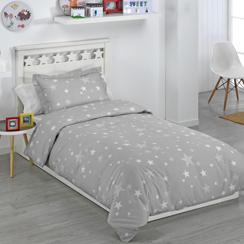 DHESTIA HOME - Funda Nordica Infantil Diseños Variados Niños y Niñas para de Cama 90 y Cama 105 - Color Color H, Talla Cama 90