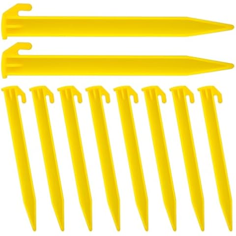 Molain 10 Pack Heavy Duty Tent Stakes Cover