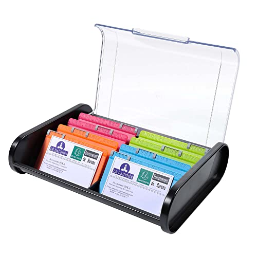 Fichier pour cartes de visite Exacompta : rangez 400 fiches et organisez votre bureau