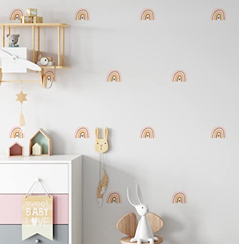 QuoteMyWall 24 pegatinas de pared bohemias para habitación de niños, habitación infantil, dormitorio, decoración de pared para bebés, niños, niñas, unisex, decoración artística extraíble Cover