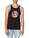 Mister Tee Space Jam Tune Squad Logo Mesh Tanktop Camiseta, Negro, L para Hombre